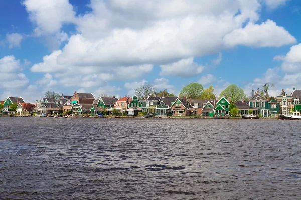 Zaandijk waterfront, Hollanda — Stok fotoğraf