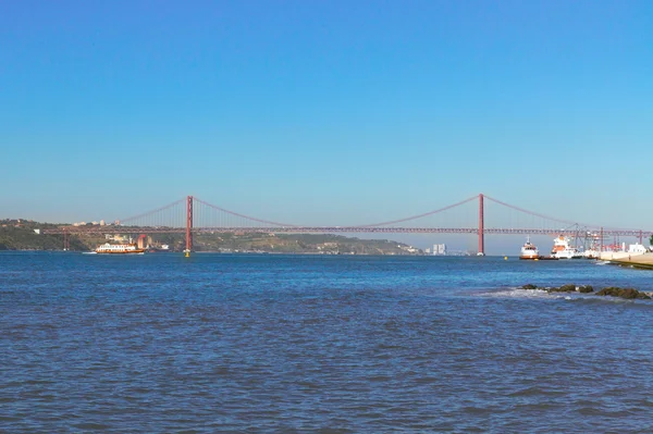 Puente del 25 de abril, Lisboa — Foto de Stock