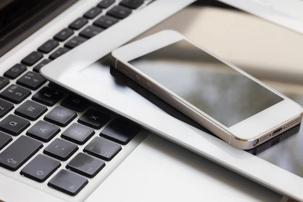 Set of modern computer devices — Stock Photo, Image