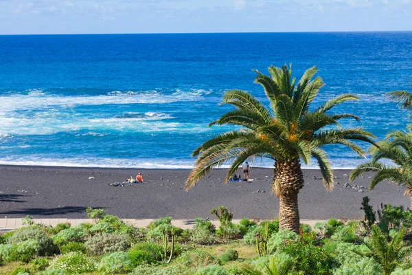 Playa Jardin, Puerto de la Cruz, Spain — Stock Photo, Image