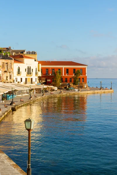 Benátská habour chania, Kréta, Řecko — Stock fotografie