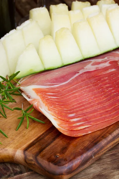 Platter of ham — Stock Photo, Image