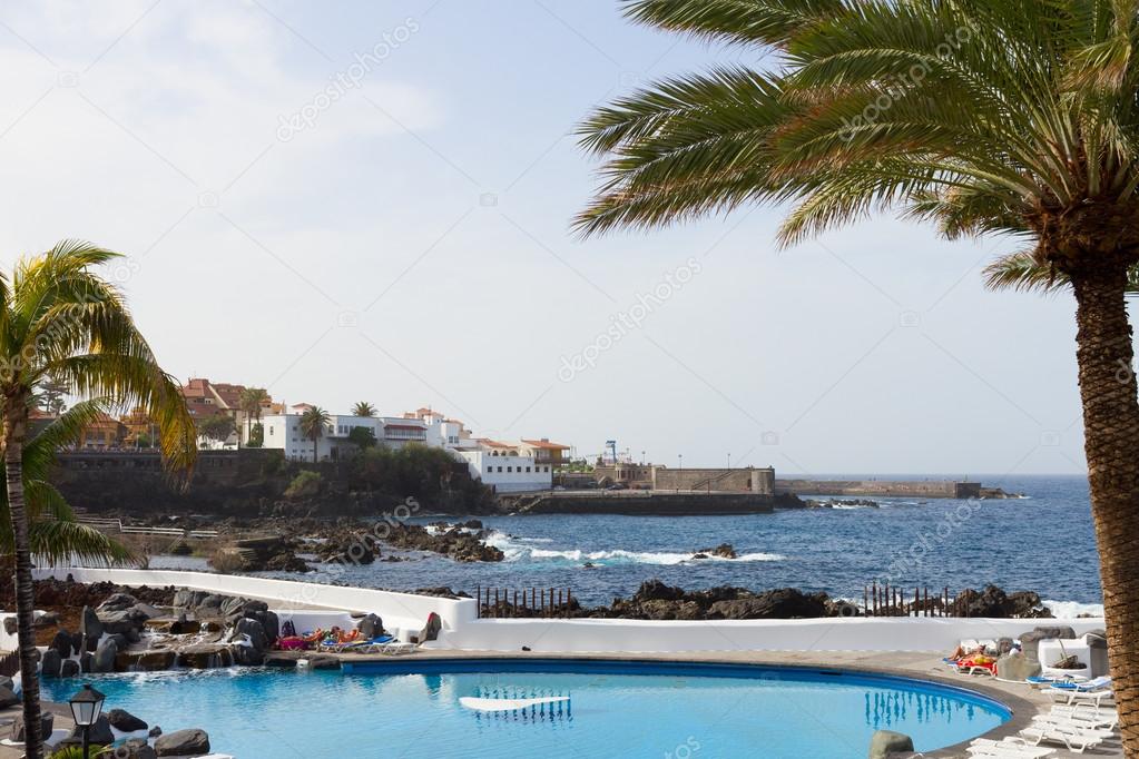 public pools Lagos Martianes at Puerto de la Cruz, Tenerife, Spain