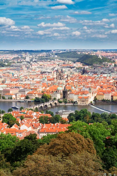 Praha z výše — Stock fotografie