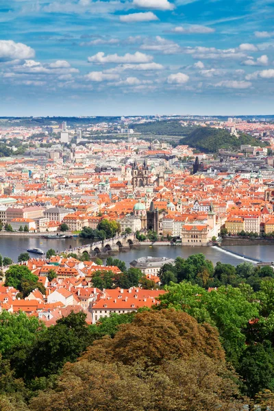 Prague from above — Stock Photo, Image