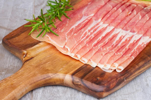 Platter of ham — Stock Photo, Image