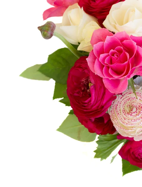 Ramo de flores de ranúnculo rosa — Foto de Stock