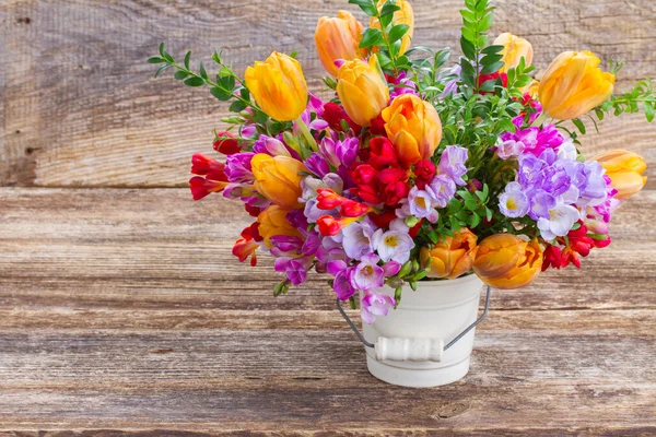 Freesia and  flowers — Stock Photo, Image