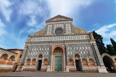 Santa Maria Novella church, Florence, Italy clipart