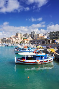 heraklion, Girit, Yunanistan'ın eski liman