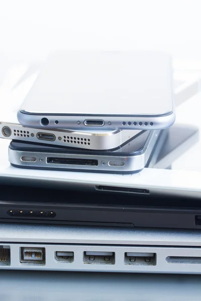 Pile of devices — Stock Photo, Image