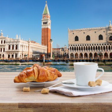Breakfast at Venice, Italy clipart