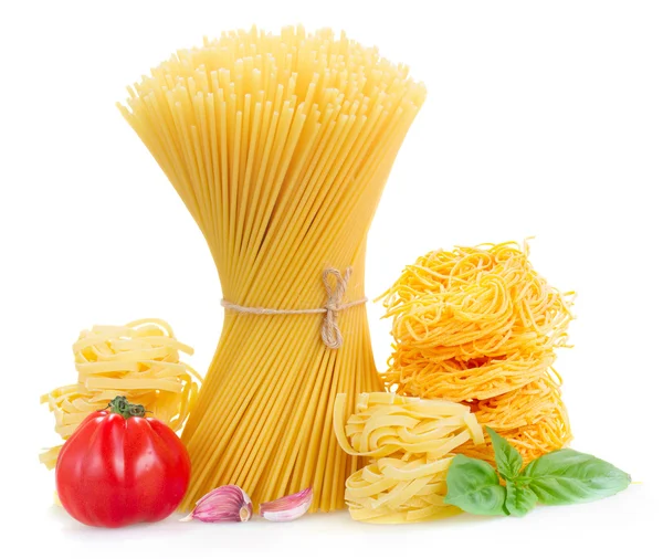Spaghetti, tonarelli e tagliatelle — Foto Stock
