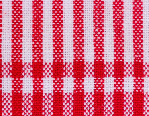 Stripes  fabric closeup , tablecloth texture — Stock Photo, Image