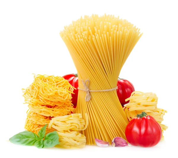 Spaghetti, tonarelli e tagliatelle — Foto Stock