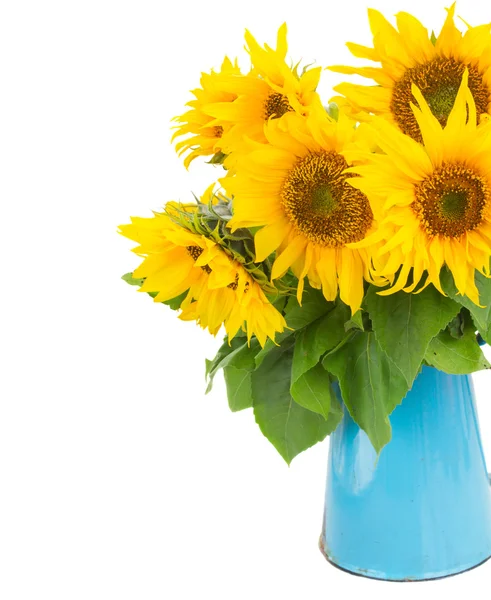 Bouquet of bright sunflowers — Stock Photo, Image