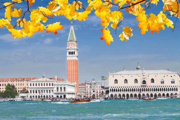 San Marco square waterfront, Venedig — Stockfoto