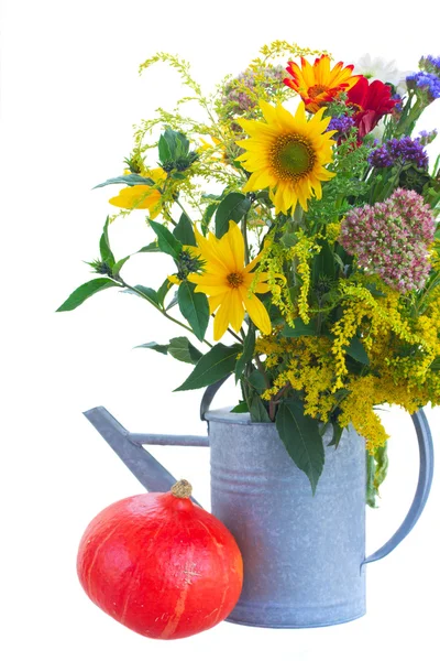 Posy of fall autumn flowers — Stock Photo, Image