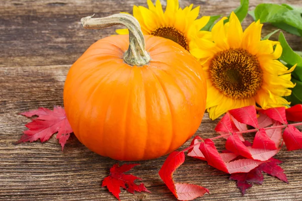 Pumpkin on table — Stock Photo, Image