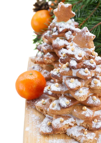 Gingerbread christmas tree — Stock Photo, Image