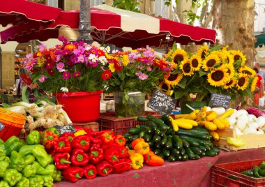 Provence market clipart