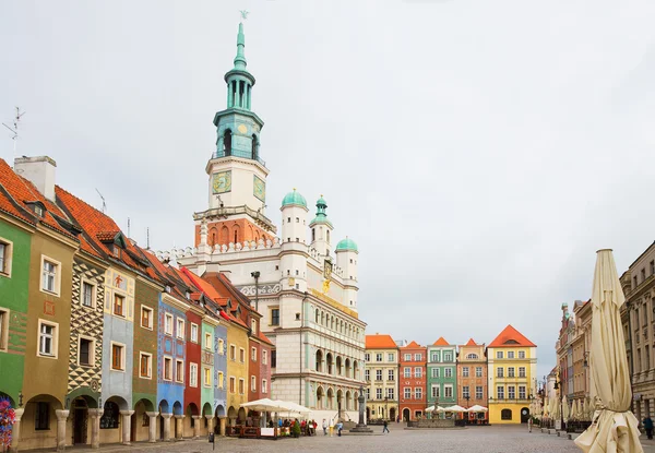 Alter Marktplatz in Poznan, Polen — Stockfoto