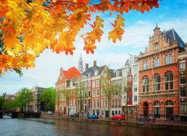 Hollanda, Amsterdam 'ın eski evleri