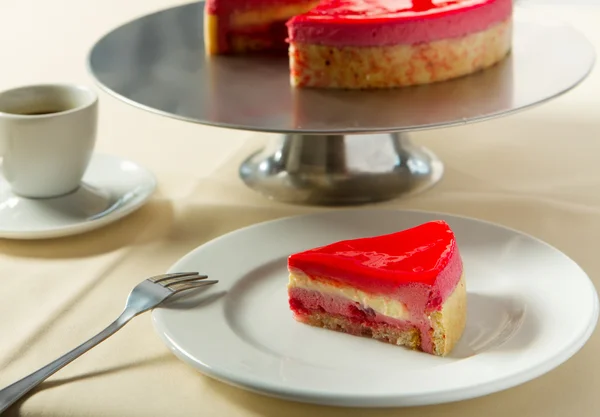 Gâteau aux framboises — Photo