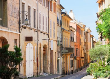 beautiful old town of Provence clipart