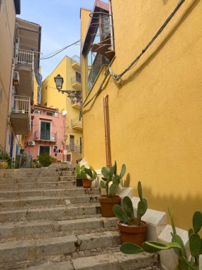 Sant Elia kasabası, Sicilya İtalya