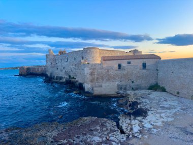 Syracuse eski ortaçağ kasabası, Sicilya İtalya