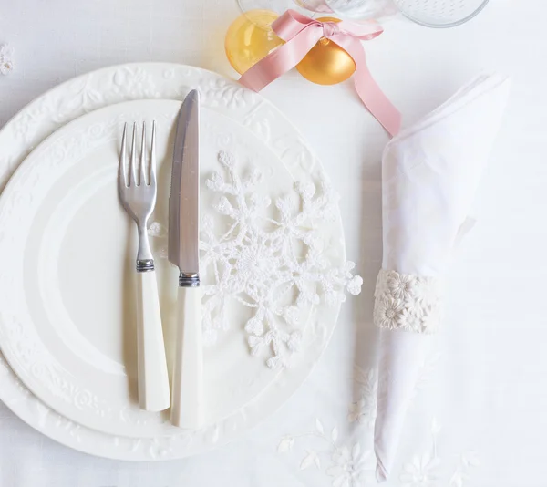 Conjunto de utensílios de mesa — Fotografia de Stock