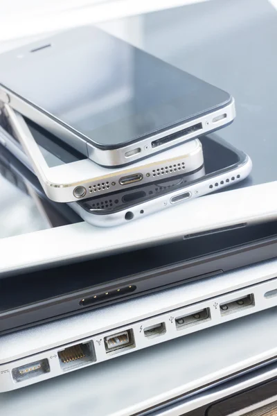 Pile of devices — Stock Photo, Image