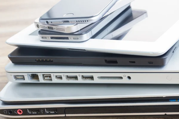 Pile of devices — Stock Photo, Image