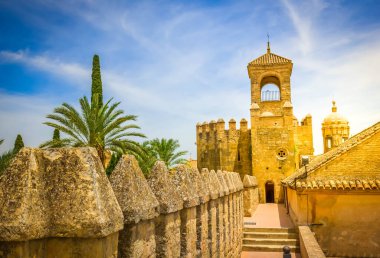 Hristiyan Krallar Kalesi Alcazar de los Reyes Cristianos, Cordoba, Cordoba Eyaleti, Endülüs, İspanya