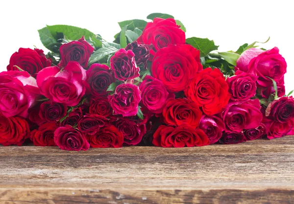 Border of red roses — Stock Photo, Image