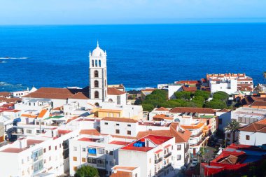 Garachico manzaralı, Canarias Adaları, İspanya