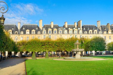 faomus yer de Vosges, Paris, Fransa, retro görünümünü tonda