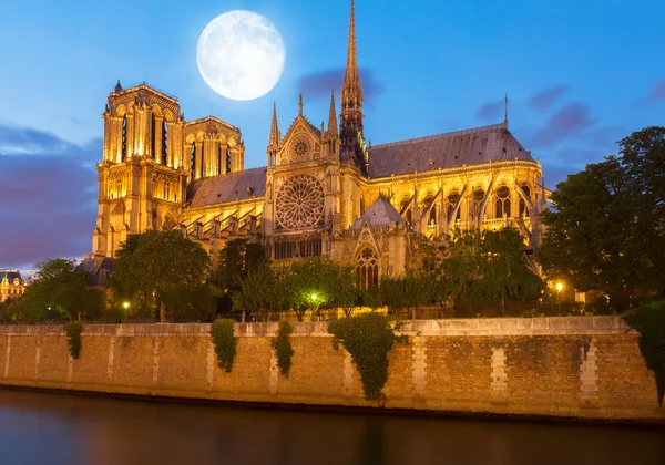 法国巴黎圣母院 — 图库照片