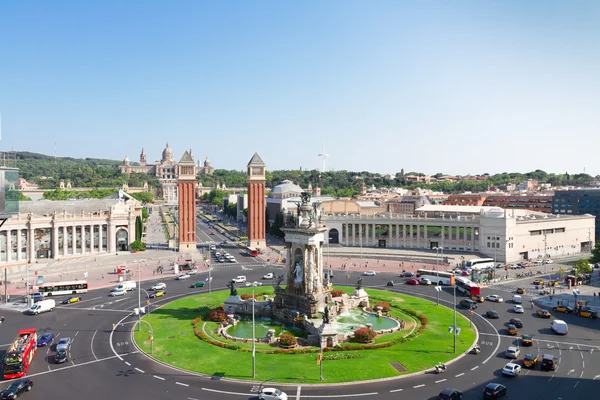 Square of Spain, Barcelona — Stock Photo, Image