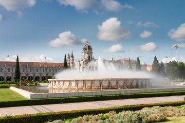 Mosteiro dos Jeronimos Lizbon, Portekiz 'de