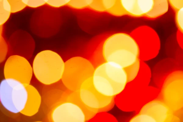 Christmas  lights defocused background — Stock Photo, Image