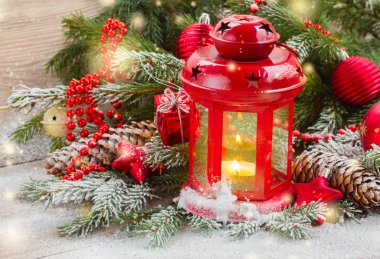 Noel fener yakın çekim