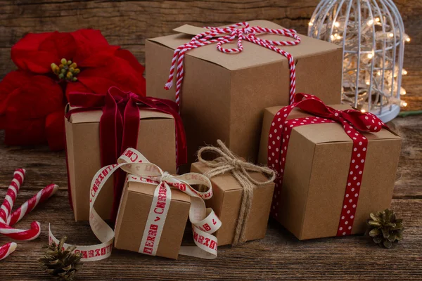 Handmade gift boxes — Stock Photo, Image