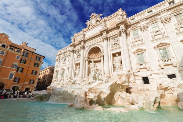 Fountain di Trevi en Roma, Italia — Foto de Stock