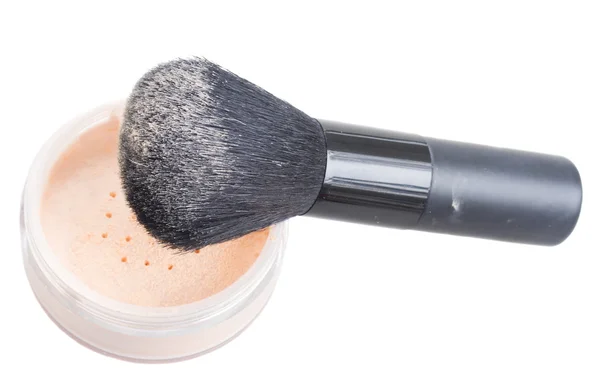 Maquillaje básico con cepillo —  Fotos de Stock