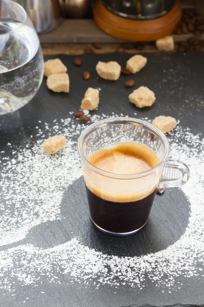 Tazza di caffè espresso — Foto Stock