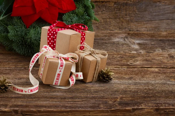 Handmade gift boxe — Stock Photo, Image