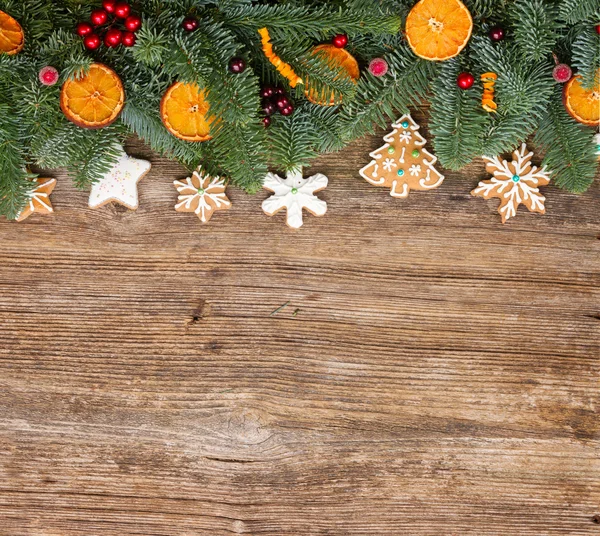 Biscoitos de gengibre de Natal — Fotografia de Stock