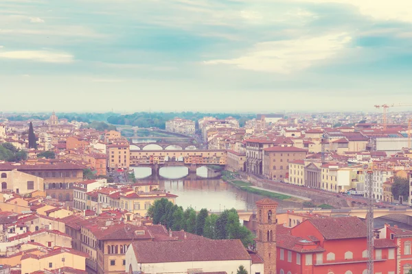 イタリア・フィレンツェのヴェッキオ橋 — ストック写真